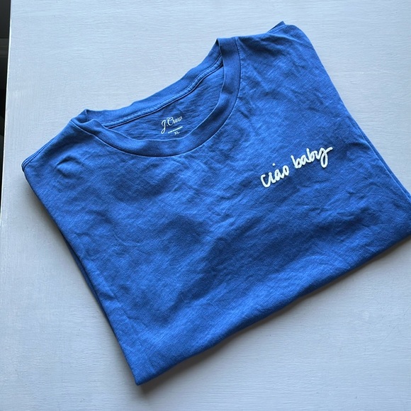 J.Crew “Ciao Baby” tee style AG839 Size XL EUC - Picture 3 of 8